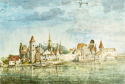 Innsbruck seen from the North Albrecht Durer